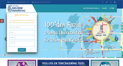 Desktop Screenshot of aday.gelisim.edu.tr